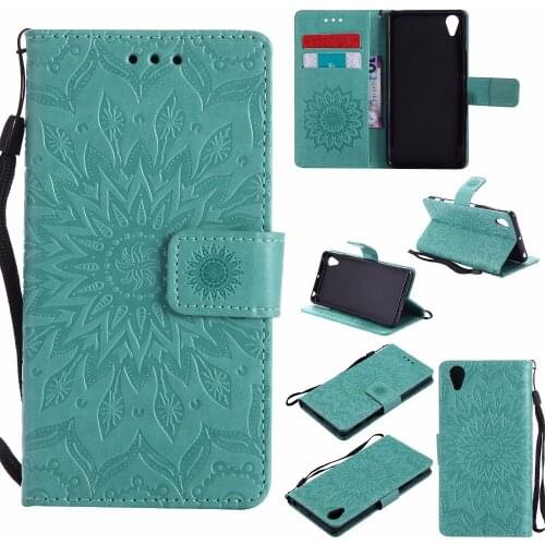 Embossed Pattern Case sFor fundas Sony Xperia X Performance Case sFor coque Sony X Performance Case F8131 F8132 5" + Card Holder
