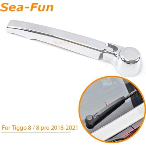 For Chery Tiggo 8 /Tiggo 8 Pro 2018 2019 2020 2021 Rear Window Windshield Wiper Cover Chrome Exterior Accessories Car Styling