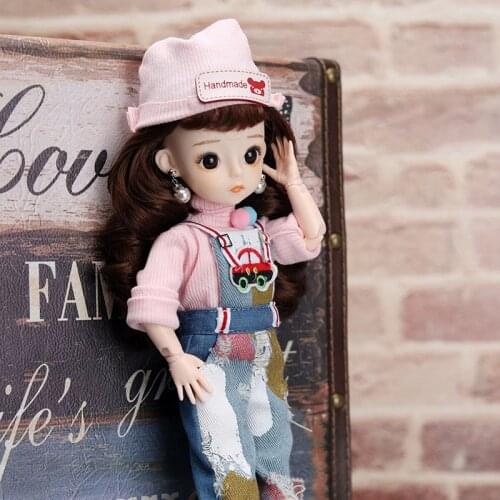 1/6 Fashion Princess BJD Dolls With Clothes 30 CM Princess Dress Skirts Dress up Makeup BJD Dolls Toys For Girls Gifts