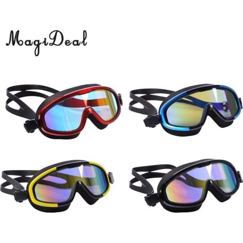 Summer Swimming Goggles Wide View Swim Goggles Anti Fog UV Protection No Leaking for Adult Men Women Youth