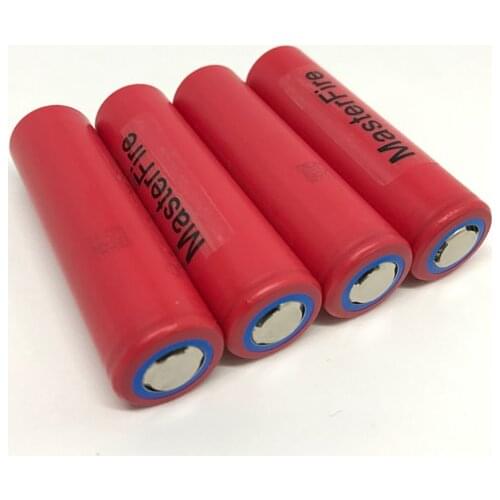 MasterFire 4pcs/lot Original Sanyo 18650 NCR18650GA 3.7V 3500mAh Rechargeable Battery Lithium Batteries Cell 10A Discharge