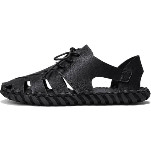 Sandal erkek beach casual men sandali de black for couro heren outdoor deportivas 2019 sandalias male sandals-men work herren