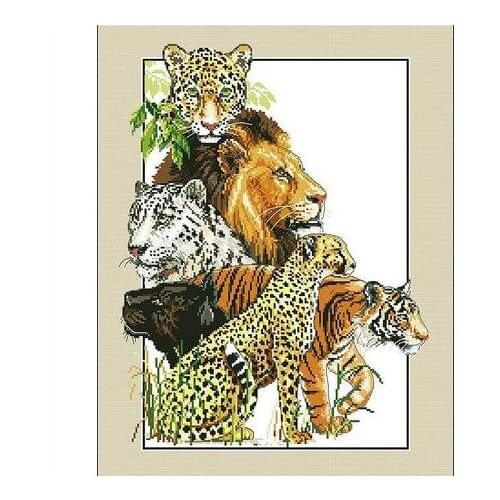 Embroidery Package Hot Sell Best Quality Cross Stitch Kits Animals Free Shipping