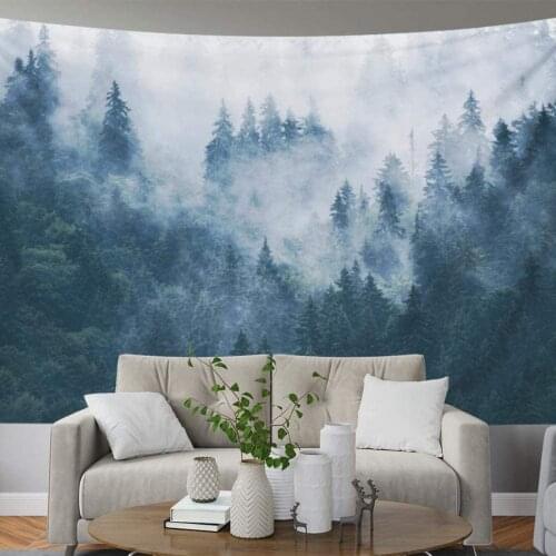 Forest Wall Hanging Tapestries Aesthetic Room Decor Boho Decoration Home Decor Home Decoration Accessories Tapiz Gobelin Makrama