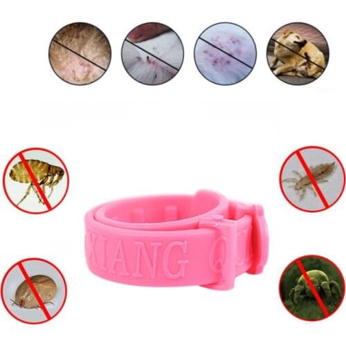 Pet Flea Collar Soft Flea and Tick Collar Anti Pest Lice Adjustable Collars Kill Lice Parasite Repellent for Small Large Dog Cat
