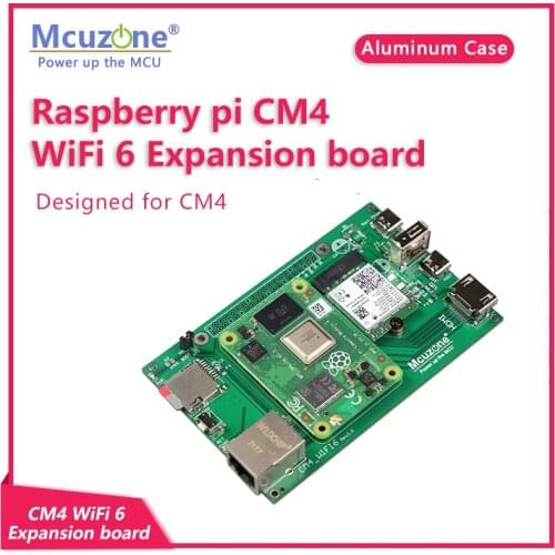 CM4 based wifi6 WiFi 6E expansion board,Raspberry Pi Compute Module 4, Intel AX200 AX210 PCIe A Key