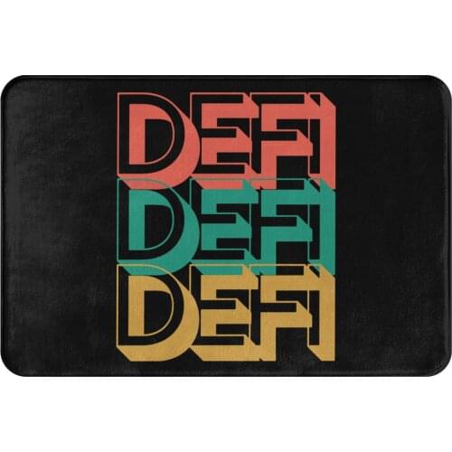 Blockchain Crypto Miners Bathroom Mat DeFi Doormat Kitchen Carpet Balcony Rug Home Decoration