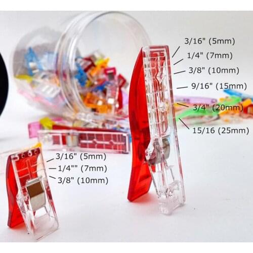 Selling white and red plastic axe powerful clip patchwork sewing edge positioning clip