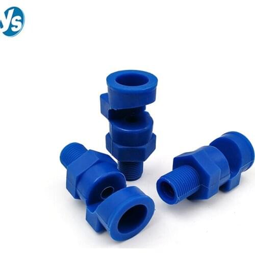 PU Wide Angle Fan Nozzle K-shaped Fan Nozzle Industrial Cooling, Dust Removal, Fire Fighting Sprinkler Nozzle External Thread