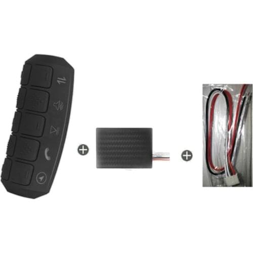 Universal Car Steering Wheel Remote Control Buttons LED DVD Wireless Controller