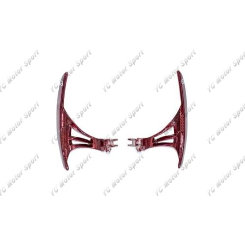 Car Accessories Red Carbon Fiber Shift Paddle Fit For 2008-2015 R35 GTR CBA DBA Lenthened Shift Paddle