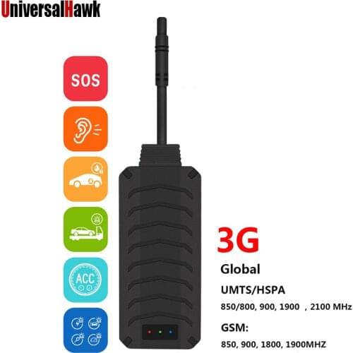 Car GPS Tracker 2G 3G GSM SOS Voice Monitor Cut Off Oil device Towed away move ACC status SMS Alarm Locator Tracking Free APP