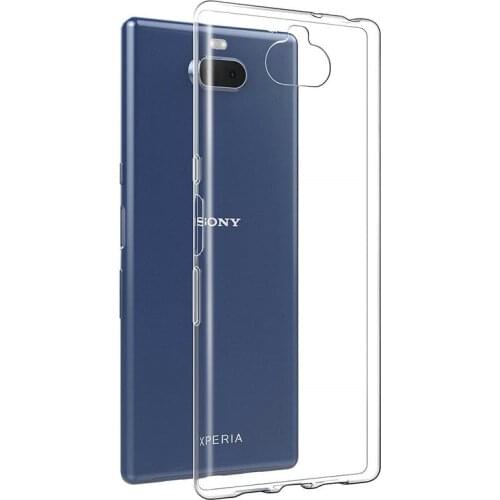For Sony Xperia 10 I3113 I4113 I4193 I3123 Transparent Silicon Case for Sony Xperia 10 Plus Soft Phone Back Cover Case