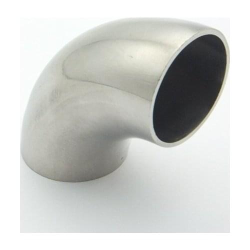 1-1/2" 38mm OD 304 Stainless Steel Sanitary Weld 90 Degree Elbow Pipe Fitting For Home Brew Homebrew Wine Beer Brewing
