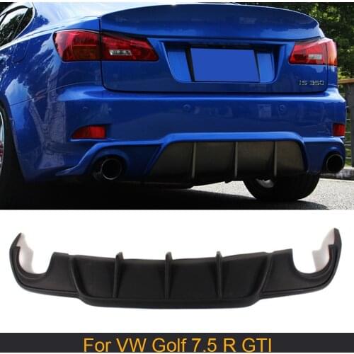 PU Black Auto Car Rear Bumper Diffuser For Lexus IS250 IS350 2006 - 2011 Car Bumper Lip Spoiler