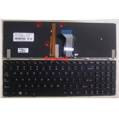 Laptop US keyboard for Lenovo Ideapad Y580 Y580N Y580A Y590 Y590N Backlit