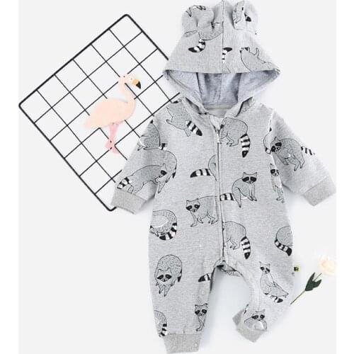 Hooded Baby Rompers For Babies Boys Girls Clothes Newborn Clothing Brands Jumpsuit Infant Costume Baby Roupa Infantil Menina