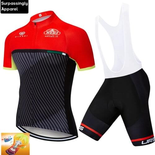 2019 Cycling Jersey Set ITALIA Team MTB Bicycle Clothing Bike Clothes Hombre Verano Maillot Roupas Ciclismo 16D Gel
