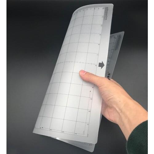 5Pcs Replacement Cutting Mat Transparent Adhesive Mat with Measuring Grid 12*12-Inch for Silhouette Cameo Plotter Machine