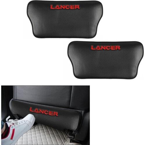 1pcs Auto Back Seat Mat Anti-kick Pad Protective Cover Sticker Interior Parts For Mitsubishi Lancer Car Accessories