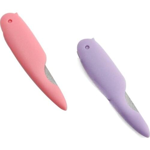 Creative Foldable Nail File Stainless Steel Folding Professional Manicure Pedicure Grinding Beauty Nail Art Tool Random Color