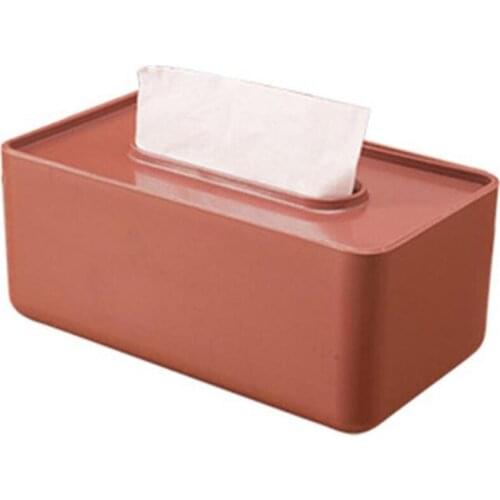 Tissue Box Cover Rectangular Refillable Facial Napkin Holder Dispenser Tissue Organizer for Bathroom Dining Table Bedroom