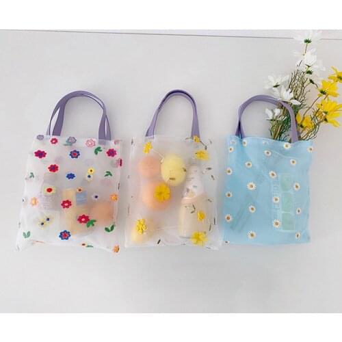New Small Bag Female Bag Summer Fashion Fairy Style Wild Three-dimensional Flower Embroidery Casual Shoulder Bag