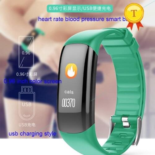 Newest big color sceen Pedometer Exercise Fitness Wrist Band Heart Rate Smart Bracelet Blood Pressure smart band for woman man