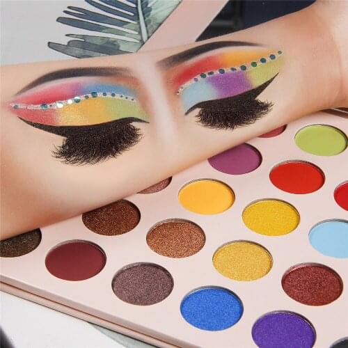 Natural to Blod Eyeshadow Palette Shimmer Matte Nude Eye shadow Makeup Set Metallic Beauty Private Label Cosmetics 30 colors