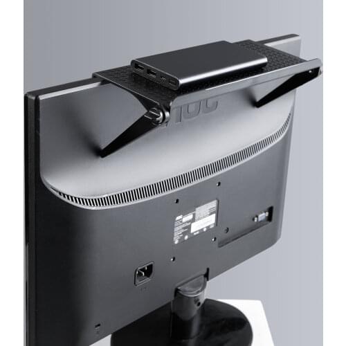 Adjustable Desktop Stand ABS TV Rack Display Shelf Organizer Desk Creative Screen Router Storage Bracket Space Save