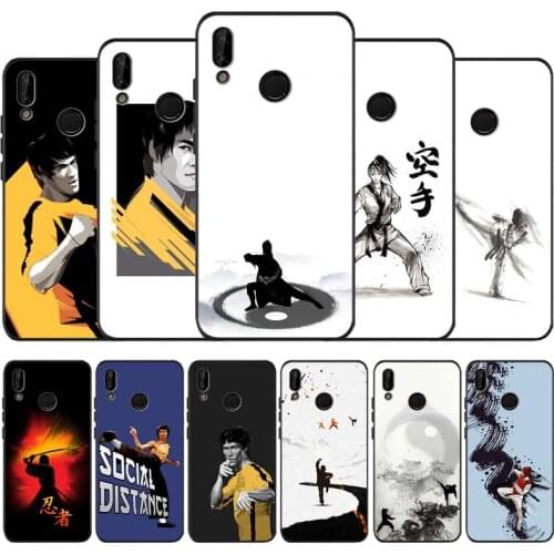 Taekwondo black soft Phone Case for huawei P40 P30 P20 P10 Pro lite P9 Lite nova 4E 6SE Psmart 2019 Y6 9 Prime