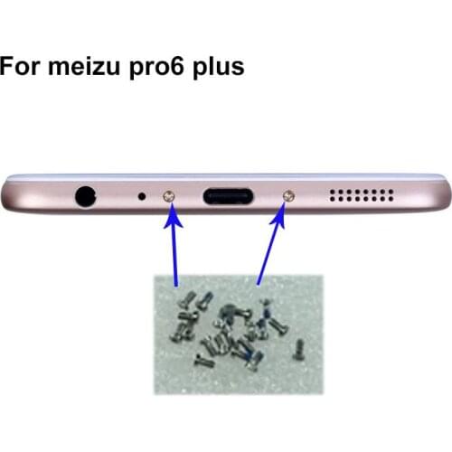 4PCS For Mei zu Pro 6 plus pro6 plus Buttom Dock Screws Housing Screw nail ForMeizu Pro 6 plus Pro 6plus Mobile Phones