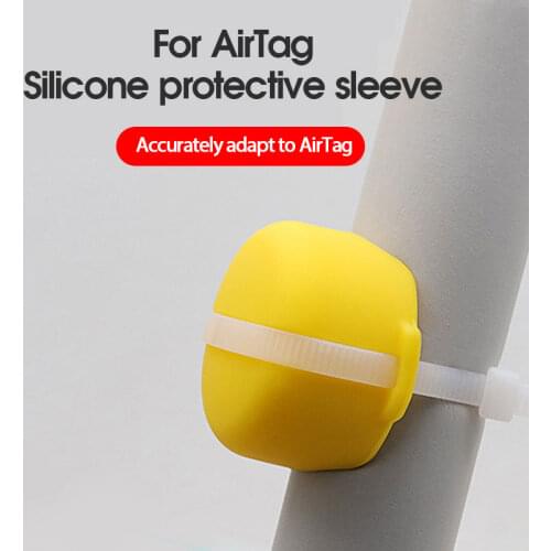 New Cycling Airtag Protective Sleeve Bicycle Anti-lost Silicone Waterproof Device Airtags Protective Sleeve Bicycle Pendant