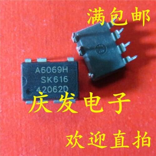 10pcs 100% orginal new real stock A6069H STR-A6069H LCD power management chip DIP-7