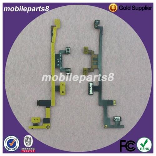 10pcs/lot Power Switch Button Flex Cable Ribbon For ipad 2 3 4 5 air 6 air2 mini 1 2 3 power swith button flex cable