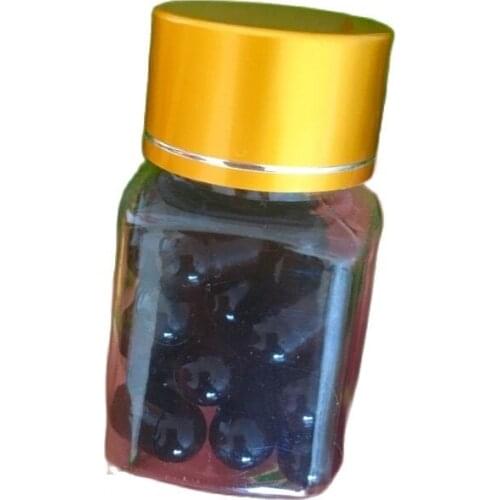 30ML 30G 50pcs/lot High Grade Empty Capsule Bottle with Gold Cap Square Clear Medicine Pills Refillable Bottle Tablets Bottles