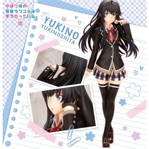 Anime My Teen Romantic Comedy Snafu Yukino Yukinoshita PVC Action Figure Japanesae Anime Figure Model Toys Collection Doll Gift