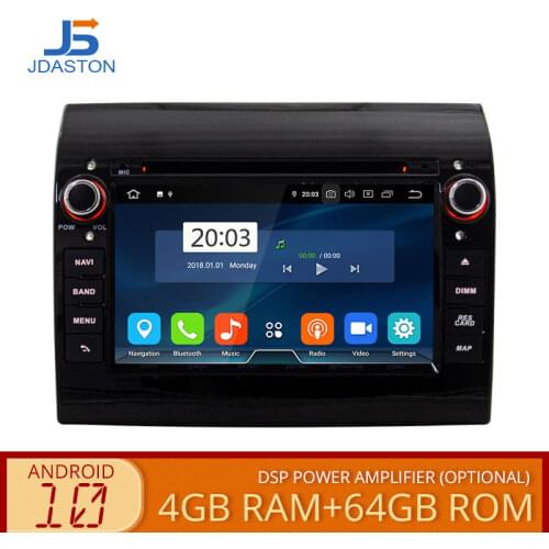 4G RAM Android 9.0 Car Radio DVD Player GPS Multimedia Stereo For Fiat Ducato 2008-2015 Citroen Jumper Peugeot Boxer Navigation