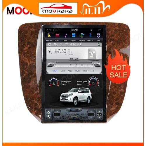 Android Tesla Style Screen Car Radio GPS Navigation For GMC Yukon / Chevrolet Tahoe Silverado Multimedia Player Audio Stereo PX6