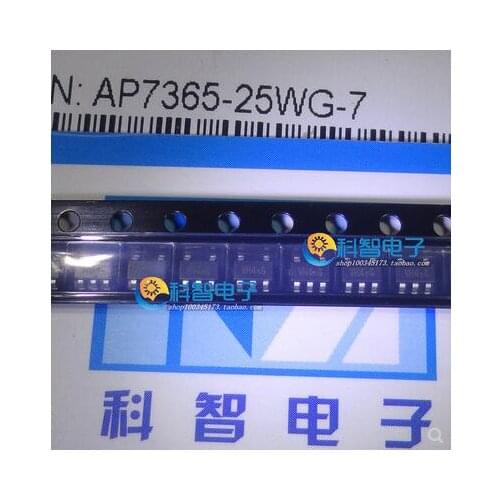 Free shipping 50PCS AP7365-25WG-7 AP7365-25WG SOT23-5