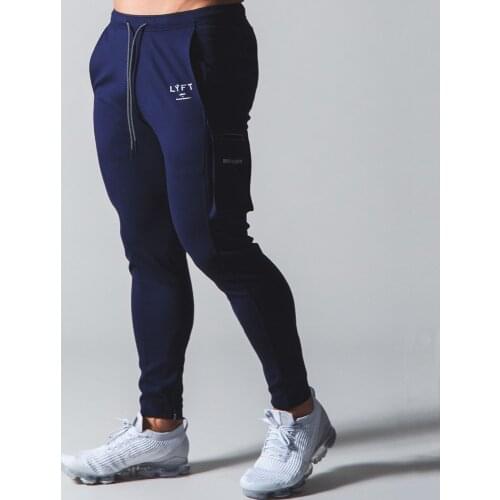 Cotton Casual Skinny Pants Men Joggers Sweatpants Black Autumn Trousers Male Trackpants Gym Fitness Workout Bodybuilding Bottoms