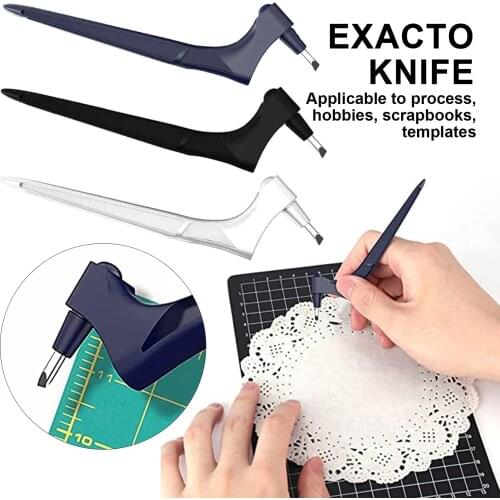 Craft Cutting Tools, Precision Stainless Steel Craft Knives with 360° Rotating Blade, Art Cutter Tool for Scrapbooking Stencil