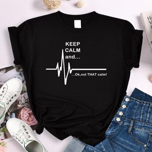 Funny Letter Print T-Shirt Womens Tees Harajukua Style Casual Tops Big Size O-Neck Loose Female Short Sleeve Creative Printing