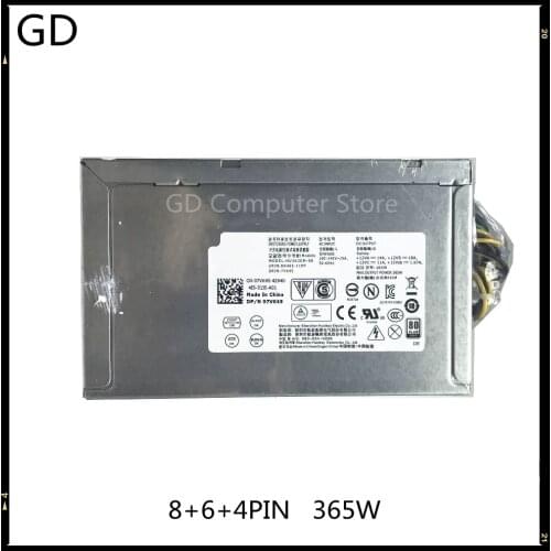 GD Original For Dell XPS T1700 T20 T3620 365W Power Supply HU365EM-00 D365EM-00 07VK45 7VK45 0T1M43 T1M43 8pin+6pin+4pin