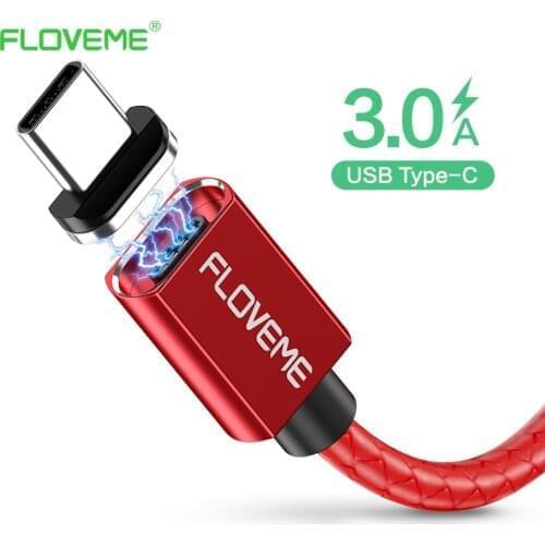FLOVEME 3A Fast Charging USB Type C Cable For Samsung S10 Plus A50 Data Sync Type-c Cable For Oneplus 7 Pro Xiaomi USB-C Charger