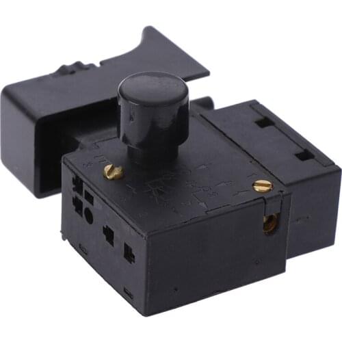 Electric drill controller FA2-6/1BEK 250V 6A Red Lock On Power Tool Electric Drill Trigger Switch Electric tool fittings switch