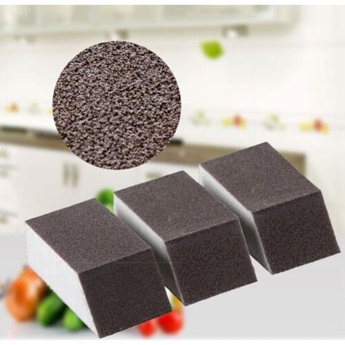 Kitchen Accessories Alumina Emery Sponge For Removing Rust Cleaning Cotton Gadget Descaling Clean Rub Pot Cleaning Tools 3/1pcs