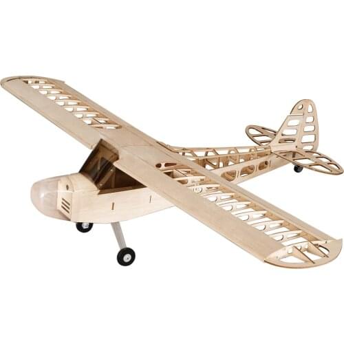 DIY Flying Model S0801 Balsa Wood RC Airplane 1.2M Piper Cub J-3 Remote Control Aircraft KIT Version DIY Toys For Kids
