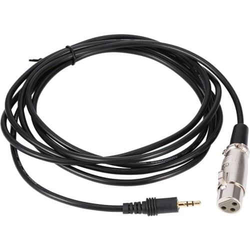Microphone Cable Female 3 Pin XLR To 1/8inch 3.5mm Male Stereo Jack Connector Microphone Audio Cord Cable​​ Mic Accessory