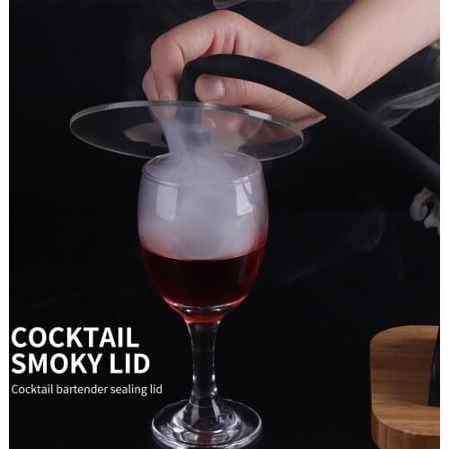 Molecular Cuisine Smoke Hood Food Grade Lid Dome Cover For Smoker Gun Accessory Smoke Infuser Cake Steak Cover Cup Food Dish